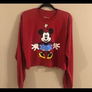 Disney Tops - Disney long sleeve cropped t-shirt Minnie Mouse Disney Tops - Disney long sleeve cropped t-shirt Minnie Mouse